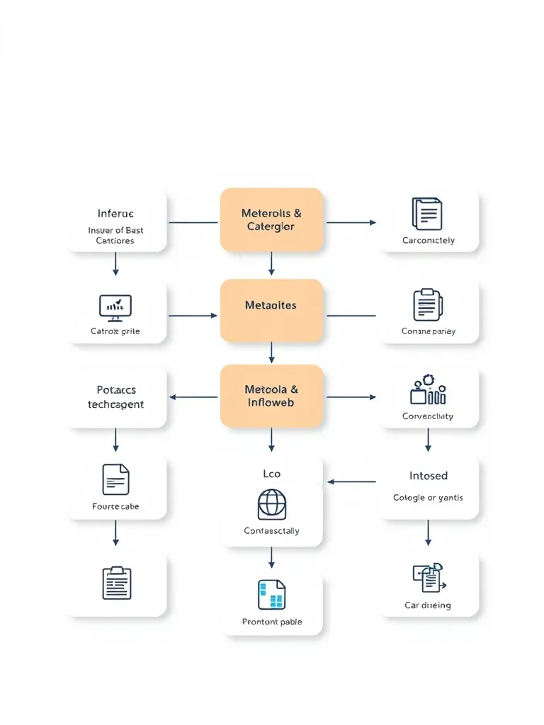 A technical diagram showing metadata blocks and data flow ic